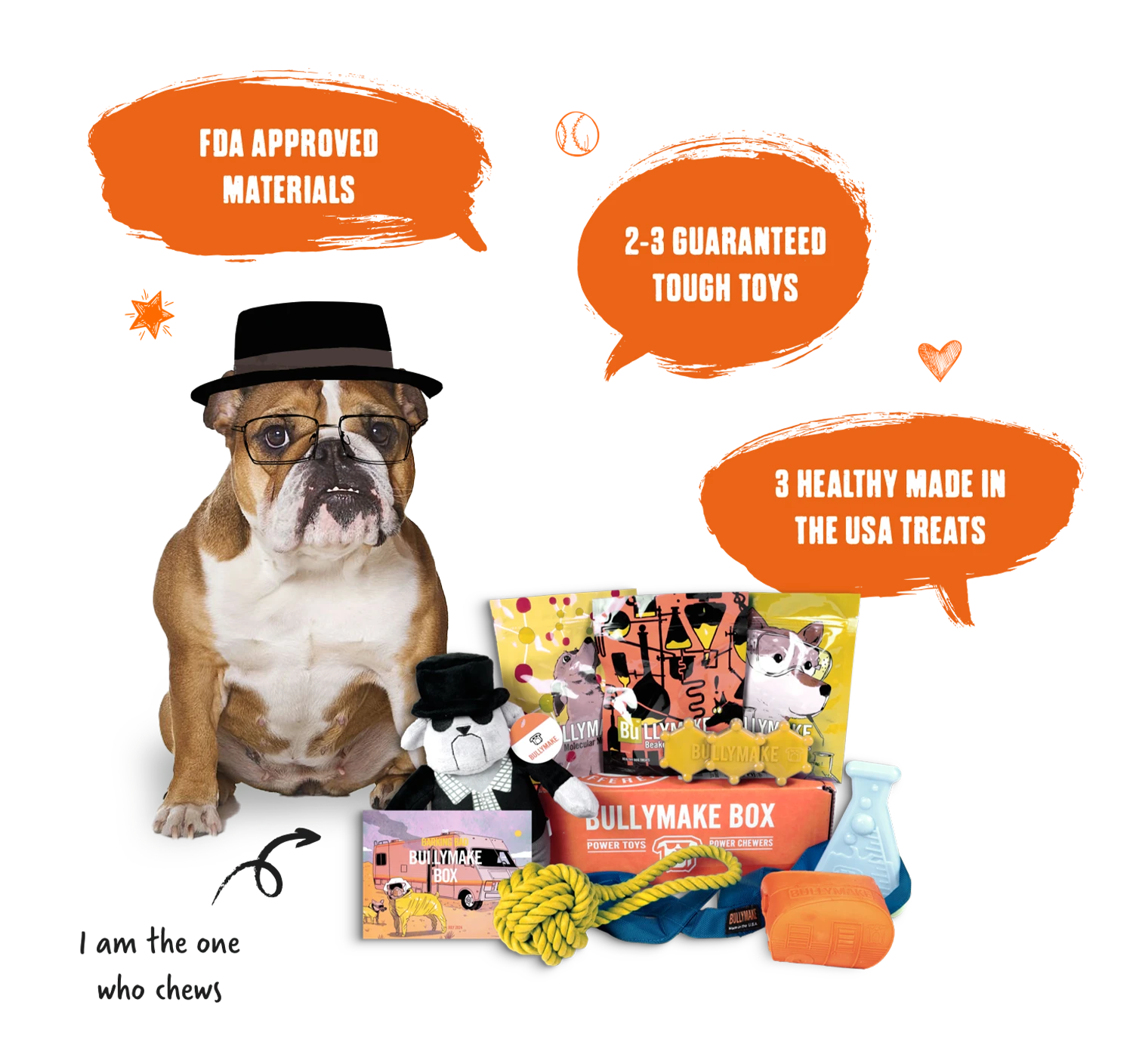 Bullymake Box A Dog Subscription Box For Power Chewers!