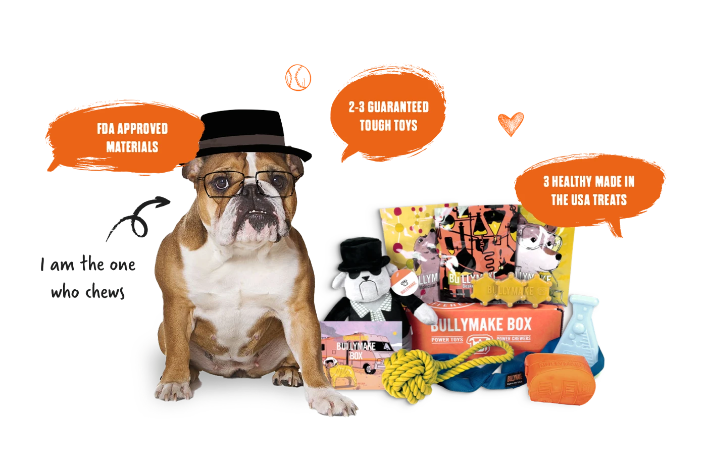 Bullymake Box A Dog Subscription Box For Power Chewers!
